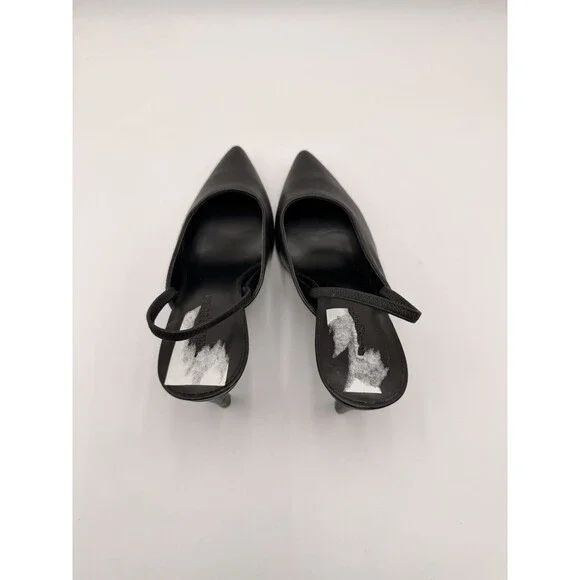 Karl Lagerfeld Grier 89MM Stiletto Heel Slingback Pumps Size 10M - Picture 5 of 6